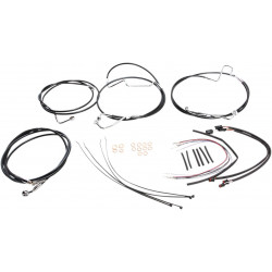 Комплект кабели за управление XR OE style ABS черен MAGNUM SHIELDING 489341