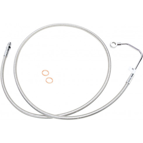 Предна спирачна линия mid dual disc ABS designer stainless polished nature MAGNUM SHIELDING 57011 Предна спирачна линия mid dual disc ABS designer stainless polished nature MAGNUM SHIELDING 57011