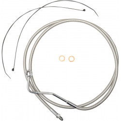 Предна спирачна линия mid dual disc ABS designer stainless polished nature MAGNUM SHIELDING AS57015