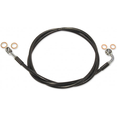Спирачен маркуч E-Z ALIGN XR NON-ABS BLACK PEARL BLACK/BRAIDED 43 Спирачен маркуч E-Z ALIGN XR NON-ABS BLACK PEARL BLACK/BRAIDED 43