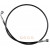 Спирачен маркуч E-Z ALIGN XR NON-ABS BLACK PEARL BLACK/BRAIDED 42