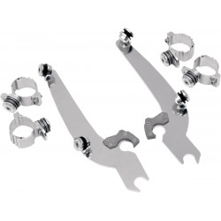 Монтажен комплект TRIGGER-LOCK SPORTSHIELD-WINDSHIELD полиран MEMPHIS SHADES MEM8919