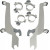 Монтажен комплект TRIGGER-LOCK SPORTSHIELD-WINDSHIELD полиран MEMPHIS SHADES MEM8920 thumb