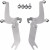Комплект за монтаж TRIGGER-LOCK SPORTSHIELD-WINDSHIELD полиран MEMPHIS SHADES MEM8923 thumb