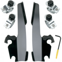 Монтажен комплект TRIGGER-LOCK MEMPHIS FATS/SLIM-WINDSHIELD черен MEMPHIS SHADES MEB8967