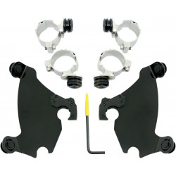 Комплект за монтаж TRIGGER-LOCK GAUNTLET-FAIRING черен MEMPHIS SHADES MEB1981