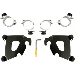 Комплект за монтаж TRIGGER-LOCK cafe-fairing черен MEMPHIS SHADES MEB1994