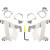 Комплект за монтаж TRIGGER-LOCK BULLET-FAIRING полиран MEMPHIS SHADES MEK1997 thumb
