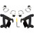 Монтажен комплект TRIGGER-LOCK cafe-fairing черен MEMPHIS SHADES MEB1997 thumb