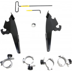 Комплект за монтаж TRIGGER-LOCK BATWING-FAIRING черен MEMPHIS SHADES MEB2004