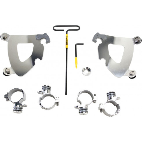 Комплект за монтаж TRIGGER-LOCK GAUNTLET FAIRING полиран MEMPHIS SHADES MEK2002 Комплект за монтаж TRIGGER-LOCK GAUNTLET FAIRING полиран MEMPHIS SHADES MEK2002