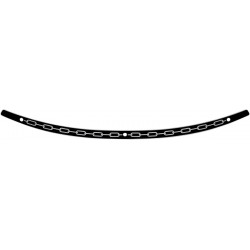 Декоративна лайсна за предно стъкло OEM-FAIRING CHAIN черна MEMPHIS SHADES MEB0944
