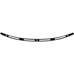 Декоративна лайсна за предно стъкло OEM-FAIRING SLOTS черна MEMPHIS SHADES MEB0974