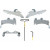 Комплект за монтаж TRIGGER-LOCK MEMPHIS FATS/SLIM полиран MEMPHIS SHADES MEM8962 thumb