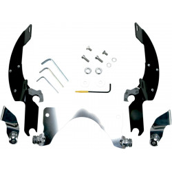 Комплект за монтаж TRIGGER-LOCK BATWING-FAIRING черен MEMPHIS SHADES MEK1919