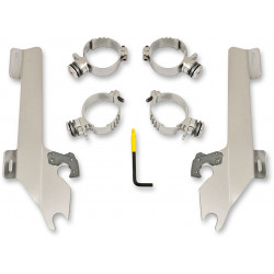 Комплект за монтаж TRIGGER-LOCK BATWING-FAIRING полиран MEMPHIS SHADES MEK1927