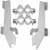 Комплект за монтаж TRIGGER-LOCK BATWING-FAIRING полиран MEMPHIS SHADES MEK1929 thumb