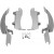 Комплект за монтаж TRIGGER-LOCK BATWING-FAIRING полиран MEMPHIS SHADES MEK1935 Комплект за монтаж TRIGGER-LOCK BATWING-FAIRING полиран MEMPHIS SHADES MEK1935 thumb