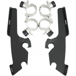 Комплект за монтаж TRIGGER-LOCK MEMPHIS FATS/SLIM-WINDSHIELD черен MEMPHIS SHADES MEB8982