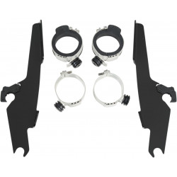 Комплект за монтаж TRIGGER-LOCK MEMPHIS FATS/SLIM-WINDSHIELD черен MEMPHIS SHADES MEB8980