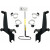 Комплект за монтаж TRIGGER-LOCK SPORTSHIELD-WINDSHIELD черен MEMPHIS SHADES MEB8917 thumb