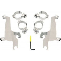 Комплект за монтаж TRIGGER-LOCK SPORTSHIELD-WINDSHIELD полирано MEMPHIS SHADES MEK1988