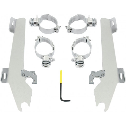 Комплект за монтаж TRIGGER-LOCK BATWING-FAIRING полиран MEMPHIS SHADES MEK1990 Комплект за монтаж TRIGGER-LOCK BATWING-FAIRING полиран MEMPHIS SHADES MEK1990