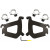Комплект за монтаж TRIGGER-LOCK BULLET-FAIRING черен MEMPHIS SHADES MEB2010 thumb