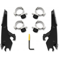 Комплект за монтаж TRIGGER-LOCK BATWING-FAIRING черен MEMPHIS SHADES MEB2027