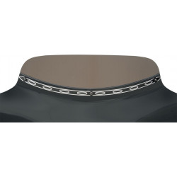 Декоративна лайсна за предно стъкло batwing-fairing ellipse черна MEMPHIS SHADES MEM0935
