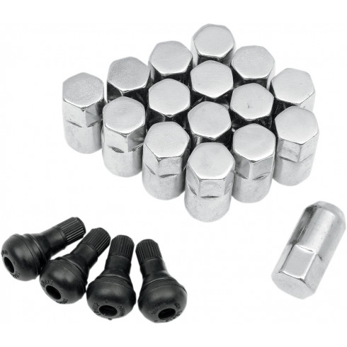 Гайки 3/8 chrome 16-pack MOOSE RACING SP300MO201 Гайки 3/8 chrome 16-pack MOOSE RACING SP300MO201