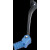 Лост за превключване - син - 20mm offset MOOSE RACING 81-0229-10-20 thumb