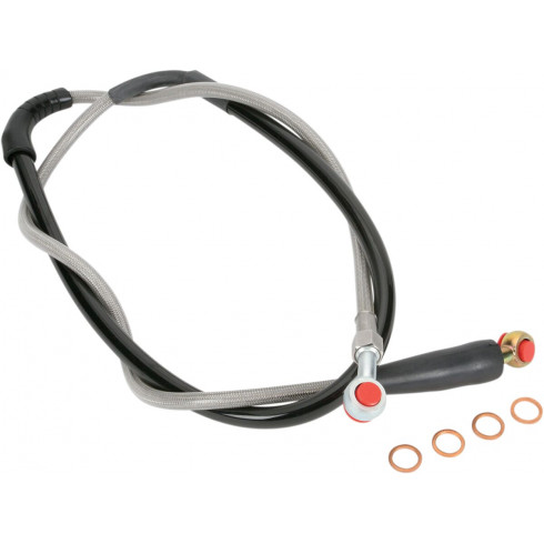 Спирачен маркуч от неръждаема стомана преден HONDA MOOSE RACING H02-1-043/P-CL Спирачен маркуч от неръждаема стомана преден HONDA MOOSE RACING H02-1-043/P-CL