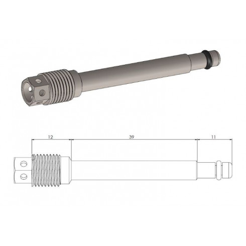 Спирачен щифт race drilled MOTO-MASTER 213124 Спирачен щифт race drilled MOTO-MASTER 213124