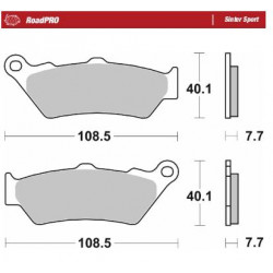 Спирачна накладка RoadPro Sinter Sport MOTO-MASTER 403305 Спирачна накладка RoadPro Sinter Sport MOTO-MASTER 403305