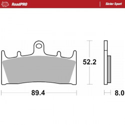 Спирачна накладка RoadPro Sinter Sport MOTO-MASTER 403605