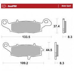 Спирачна накладка RoadPro Sinter Sport MOTO-MASTER 404205