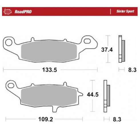 Спирачна накладка RoadPro Sinter Sport MOTO-MASTER 404205 Спирачна накладка RoadPro Sinter Sport MOTO-MASTER 404205