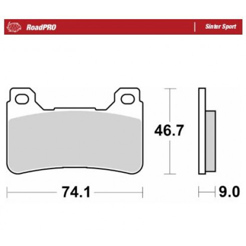 Спирачна накладка RoadPro Sinter Sport MOTO-MASTER 406405 Спирачна накладка RoadPro Sinter Sport MOTO-MASTER 406405
