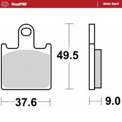 Спирачна накладка RoadPro Sinter Sport MOTO-MASTER 406805