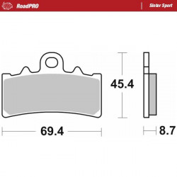 Спирачна накладка RoadPro Sinter Sport MOTO-MASTER 407605