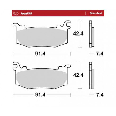 Спирачна накладка RoadPro Sinter Sport MOTO-MASTER 416905 Спирачна накладка RoadPro Sinter Sport MOTO-MASTER 416905