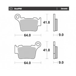 Спирачна накладка RoadPro Ceramic MOTO-MASTER 417304 Спирачна накладка RoadPro Ceramic MOTO-MASTER 417304
