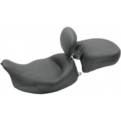 Седалка super solo vintage гладка с подвижна облегалка за водача MUSTANG SEATS 79446