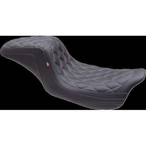 Седалка squareback 2up dbl diamond gray thread MUSTANG SEATS 75299GM Седалка squareback 2up dbl diamond gray thread MUSTANG SEATS 75299GM
