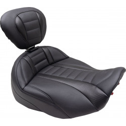 Седалка deluxe touring solo w/ dbr black MUSTANG SEATS 89401