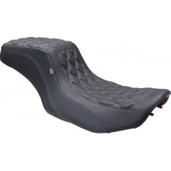 Седалка squareback ddiamond black gm thread MUSTANG SEATS 88415GM