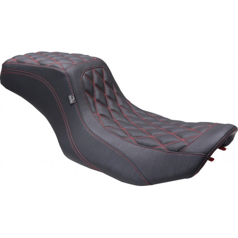 Седалка squareback ddiamond black cherry thread MUSTANG SEATS 88415DC Седалка squareback ddiamond black cherry thread MUSTANG SEATS 88415DC