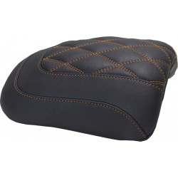 Задна седалка DBL DIAM ORANGE THREAD MUSTANG SEATS 88611MO