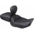 Задна седалка DLX touring сив конец gun metal MUSTANG SEATS 88420GM thumb
